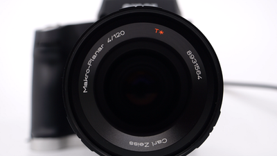 Zeiss AF MACRO-Planar 120 f4 lens Sinar Digital AF Mirror Module