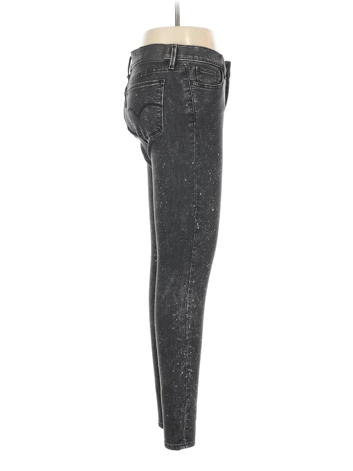 Levi's Women Gray Jeggings 28W thumbnail 3