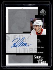 2019-20 Sign Of The Times Filip Zadina Rookie Auto Detroit Red Wings #RSOTT-FZ