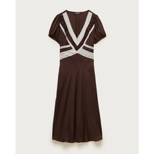 NWT J Crew Lace V-Neck Midi Dress Size 16