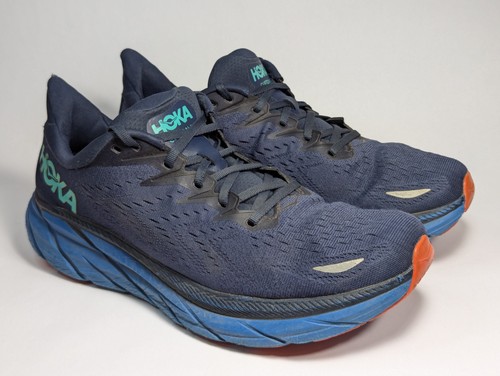 Hoka One One Clifton 8 1119393 OSVB Blue Running Shoes Sneakers Men's Size 11 D - Picture 2 of 24