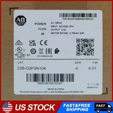 AB 22B-D2P3N104 22BD2P3N104 PowerFlex 40 AC Drive SURPLUS IN BOX