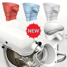 Flour Funnel for Kitchen Aid Mixer, Easy Pour No-Mess Attachment H O T