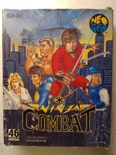SNK Neo Geo NeoGeo Ninja Combat AES Japanese Complete Carton Box US Seller