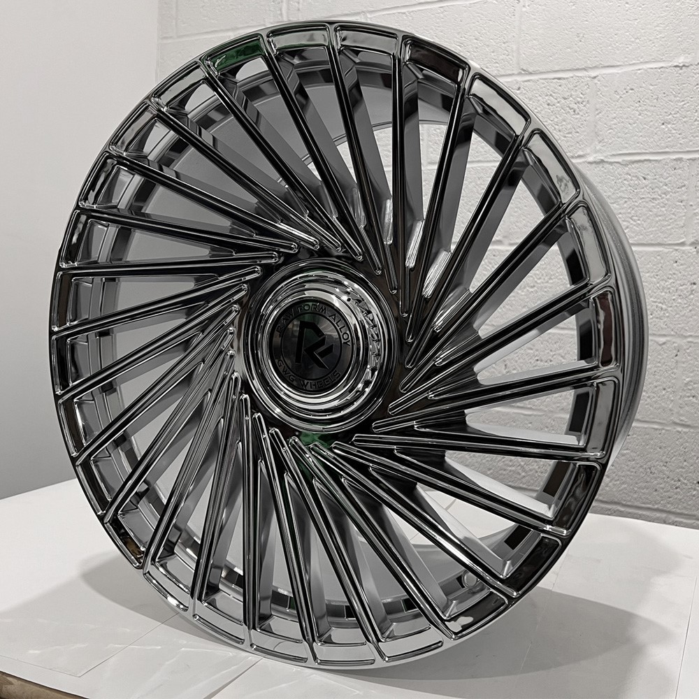 4 RF2 20 inch STAGGERED Chrome Rims fits MASERATI GRANTURISMO 08
