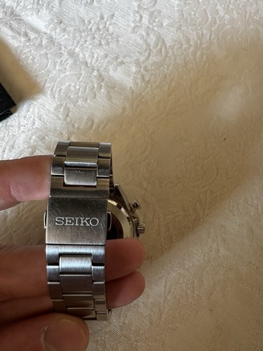 Seiko Ananta Brightz SAEH015 6S28 schwarz Chronograph Automatik - Bild 4 von 6