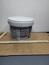 1 Gallon White RV Roof Coating Solar Reflective Sealant, Waterproof Flexible
