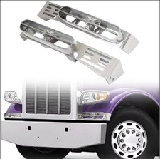 ☑️ Peterbilt 389 388 Front Fender Light Brackets w/Mounting Hardware For