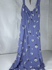 6 Reformation Floral Print Dress Midi Length Slit Purple Balcony