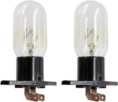 2 Stück Mikrowellenlampe T170 240V 25W 6,3 mm Klemmen passend für viele Modelle