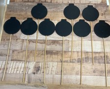 Chalkboard Christmas Ornament Markers Set Of 9 With Wooden Sticks