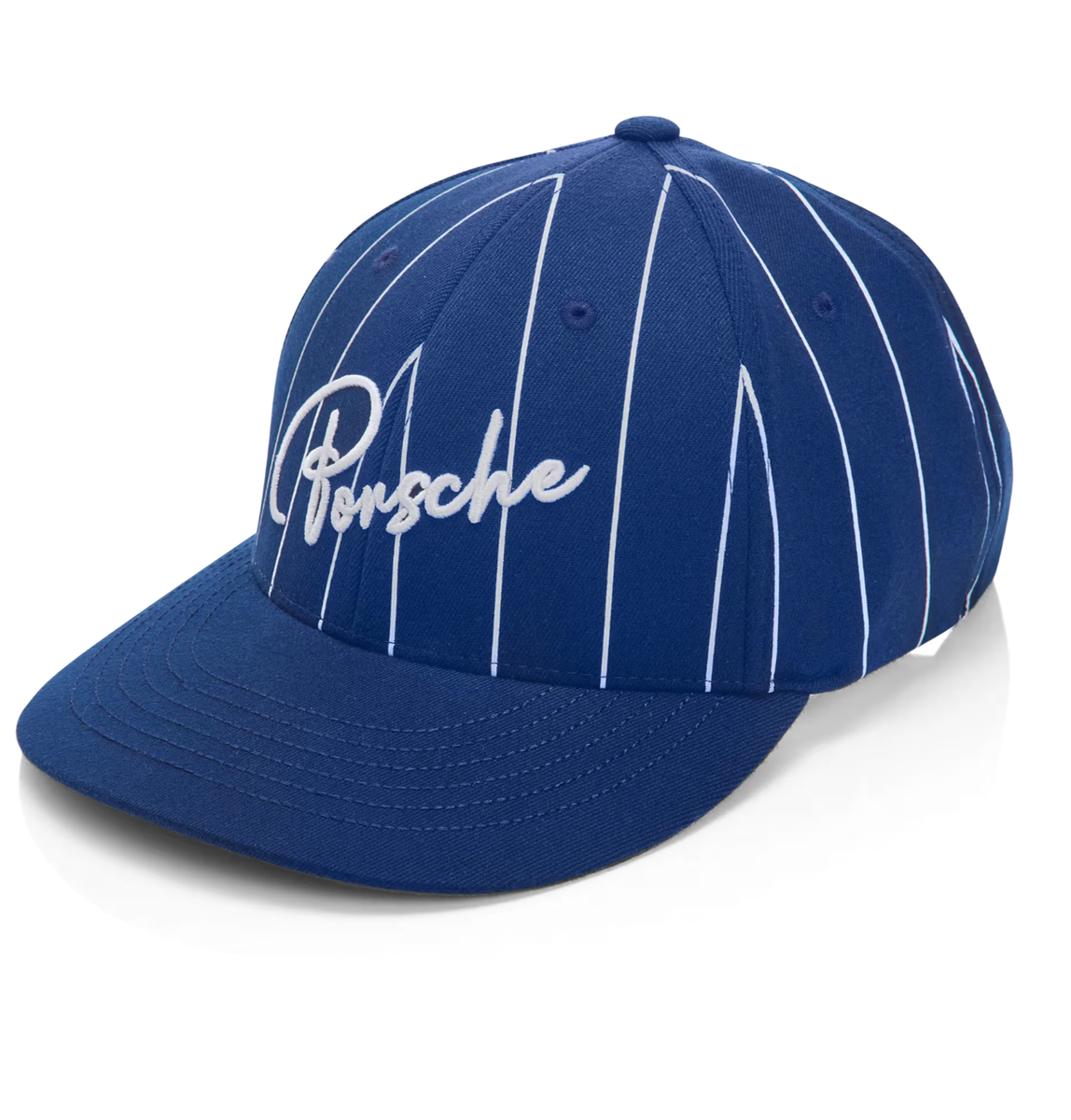 Porsche 911 Baseball Cap. 60 year iconic Pinstripe Golf Cap / Blue