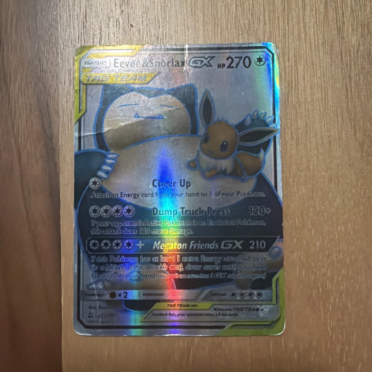 Eevee & Snorlax GX 171/181 Sm-Team Up for sale | eBay