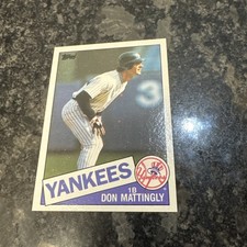 1985 Topps #665 Don Mattingly New York Yankees NM Or Better