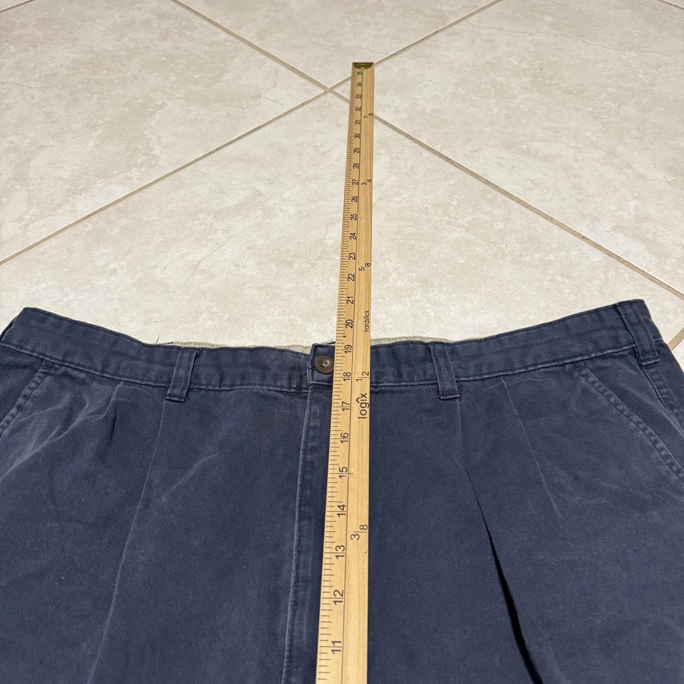 Pantalones Cortos Woolrich Para Hombres 40 Azul Plisado Chino Algodón Exterior Informal Bolsillos Senderismo Foto 3 de 4