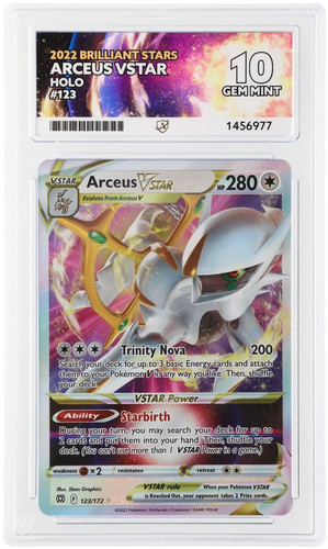 ACE 10 Arceus Vstar ACE 123/172 Brilliant Stars Gem Mint Pokemon