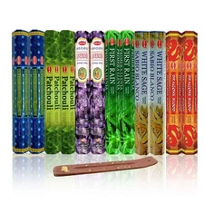 Popular Incense Scents: Dragon's Blood, Frankincense, Patchouli, Lavender, Sage