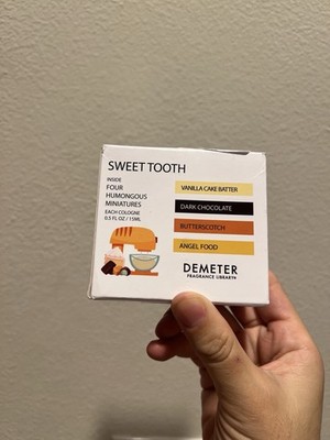 Demeter Sweet Tooth Fragrance Library 4 X .5 fl oz New in Box