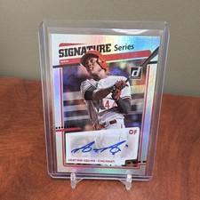 2020 Panini Donruss Signature Series Aristides Aquino Reds #SS-AA Autograph