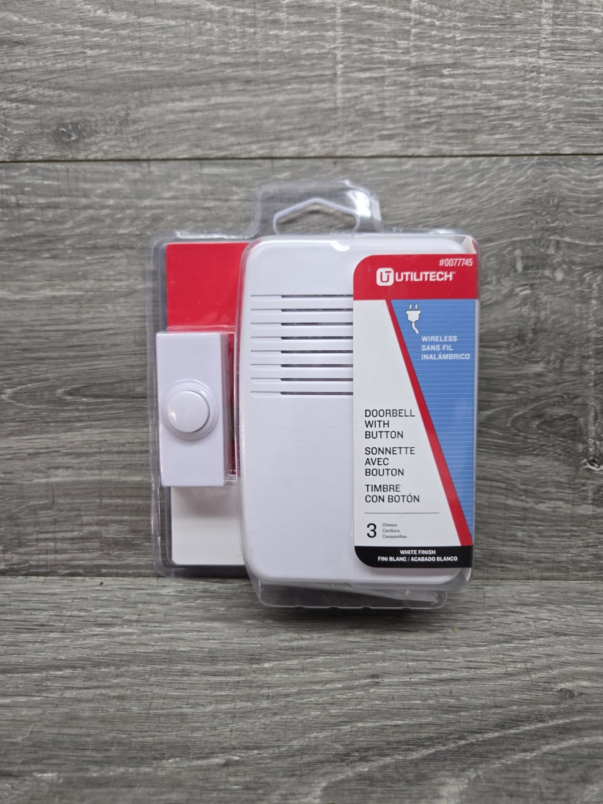 Wireless Plug-in Doorbell with 3 Chime Options-image