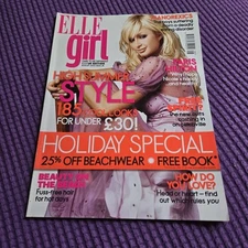 Paris Hilton Elle Girl Magazine UK Edition August 2005 Chris Evans