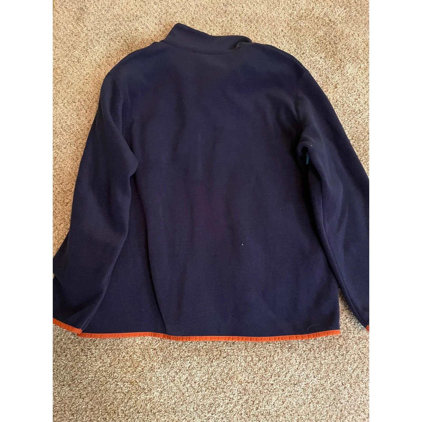 Cotopaxi Men Fleece Jacket MXL Blue Navy Multi Striped Full Zip Teca Retro Style - product detail image 2