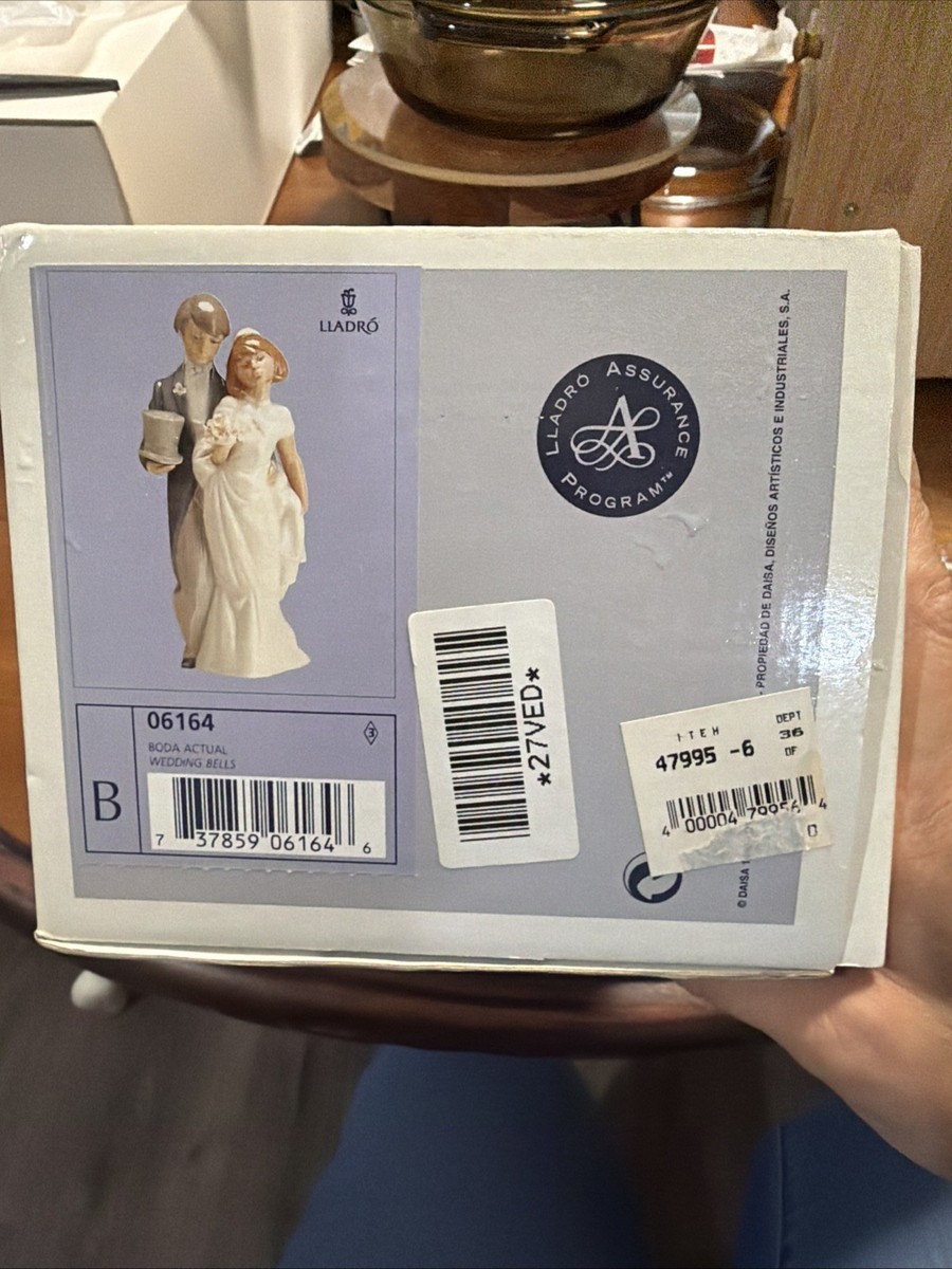 Lladro Boda Actual Wedding Bells Figurine 06164 With Certificate