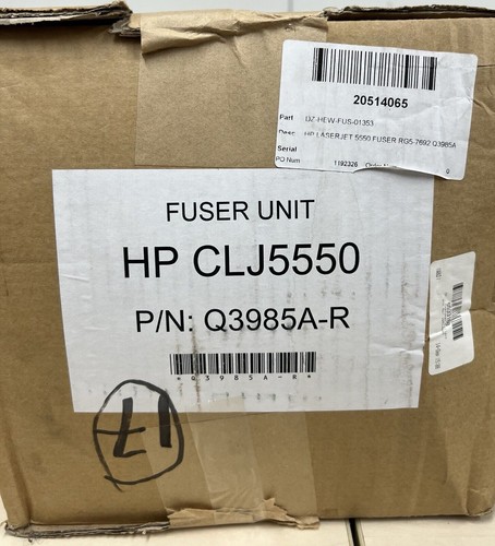 HP Q3985A-R Fuser Unit for HP Colour LaserJet 5550 - Afbeelding 6 van 6