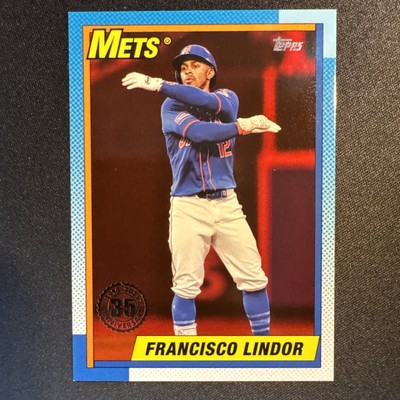 Francisco Lindor 2025 Topps 35th Anniversary Red /5