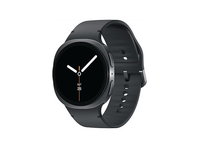 SAMSUNG Galaxy Watch 8 44 mm Smartwatch Kautschuk, 145-205 mm, Graphit