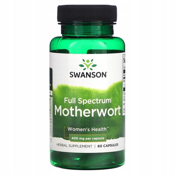 Swanson, Motherwort Full Spectrum 400Mg Frauengesundheit 60 Kapseln Super Preis-image
