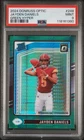 2024 PANINI DONRUSS OPTIC #248 JAYDEN DANIELS GREEN HYPER PSA 9