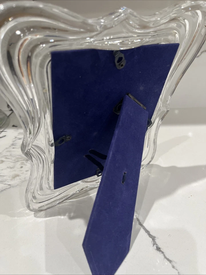 Mikasa Amore Crystal Picture Frame 5x7 Photo Wedding Anniversary Clear NIB - Image 3 of 4