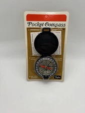 Pocket Compass Taylor Instrument 2913 Camping Hiking Vintage New Old Stock NOS