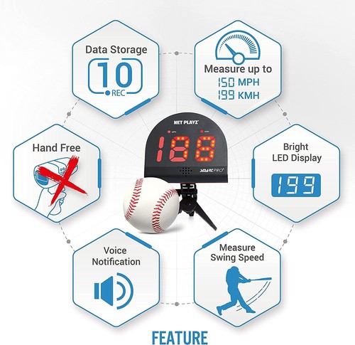 Baseball Training Gifts Speed Radar Equipment | Multi-Sports Hockey Tennis So... - Picture 4 of 7