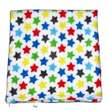 Baby Kiss Stars Blanket Blue Green Gray Red Yellow Security Lovey