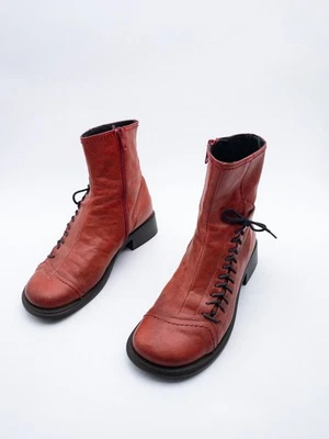 CYPRES Bottines Femme Chaussure De Loisirs Rouge Taille 38 EU Art 35560-40 - Photo 1/4