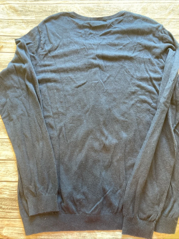 Cárdigan para mujer Port Authority azul marino manga larga talla L Foto 3 de 3