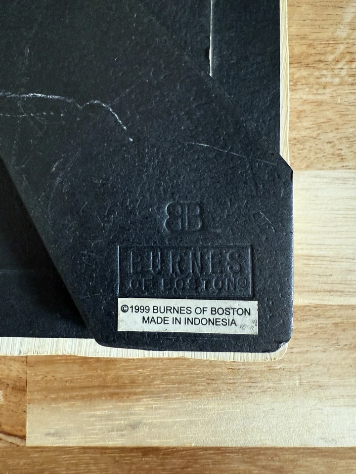 1999 Burnes of Boston 4 英寸 x 6 英寸彩绘陶瓷相框 - 黄色花朵 — 第 3/3 张图片