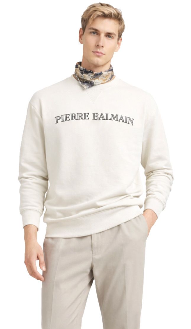 Pierre Balmain Iconic Logo Sweatshirt Jumper Sweater Pullover BNWT 2XL image 3