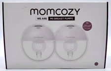 New Momcozy Hands Free 2 Pieces Rechargeable Breast Pumps Model M5
