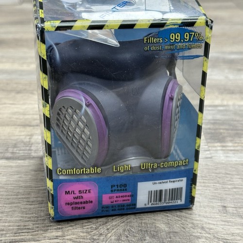 GVS ELIPSE P100 Atemschutzmaske ohne Ventil SPR644 M/L mit austauschbaren Filtern