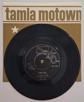 R.Dean Taylor TMG 909''Poor Girl''1974 Tamla Motown Original UK 7''Single  