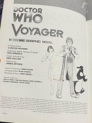 Doctor Who Voyager Graphic Novel Panini Softcover - Picture 3 of 10