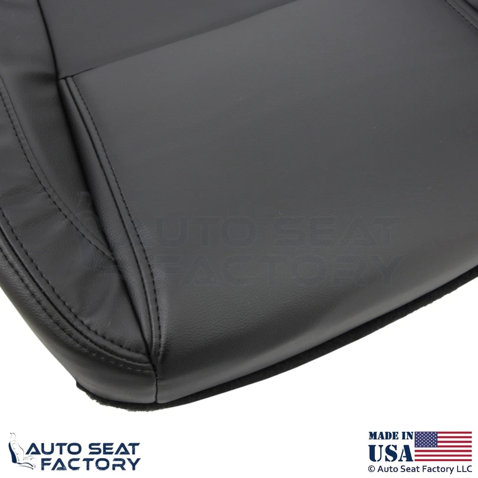 Cubiertas de asiento laterales del pasajero delantero ébano para Jaguar XF 2016-2020 Foto 4 de 4