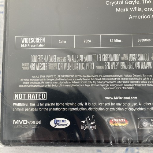 An All Star Salute to Lee Greenwood (DVD, 2024) New Sealed - Picture 6 of 7