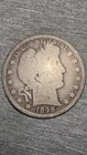 1898 Silver Barber Half Dollar Raw AG