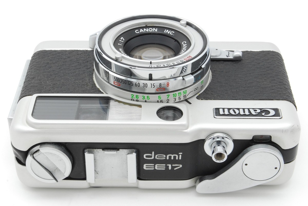 All Works Canon Demi EE17 Half Frame Film Camera 30mm f1.7 JAPAN