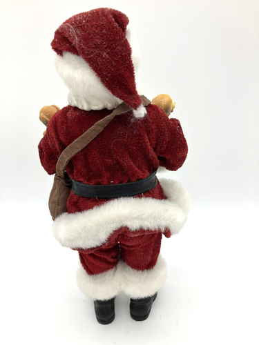 Vintage 2003 Santa Figurine with Puppies 10.5" from KMART (remember them?)! - Picture 6 of 10