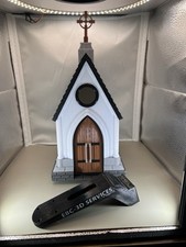 Bird House - Gothic Chapel (Brown Door)